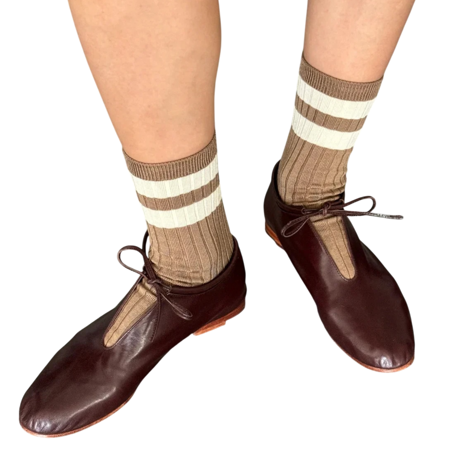 Her Socks Varsity Toffee