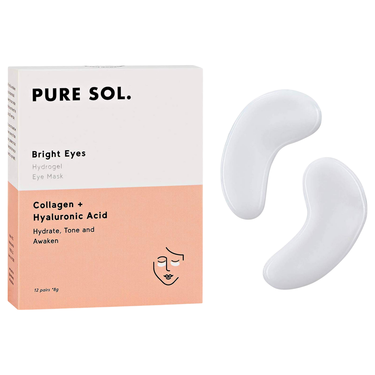 Bright Eyes Hydrogel Eye Mask - Pack of 12