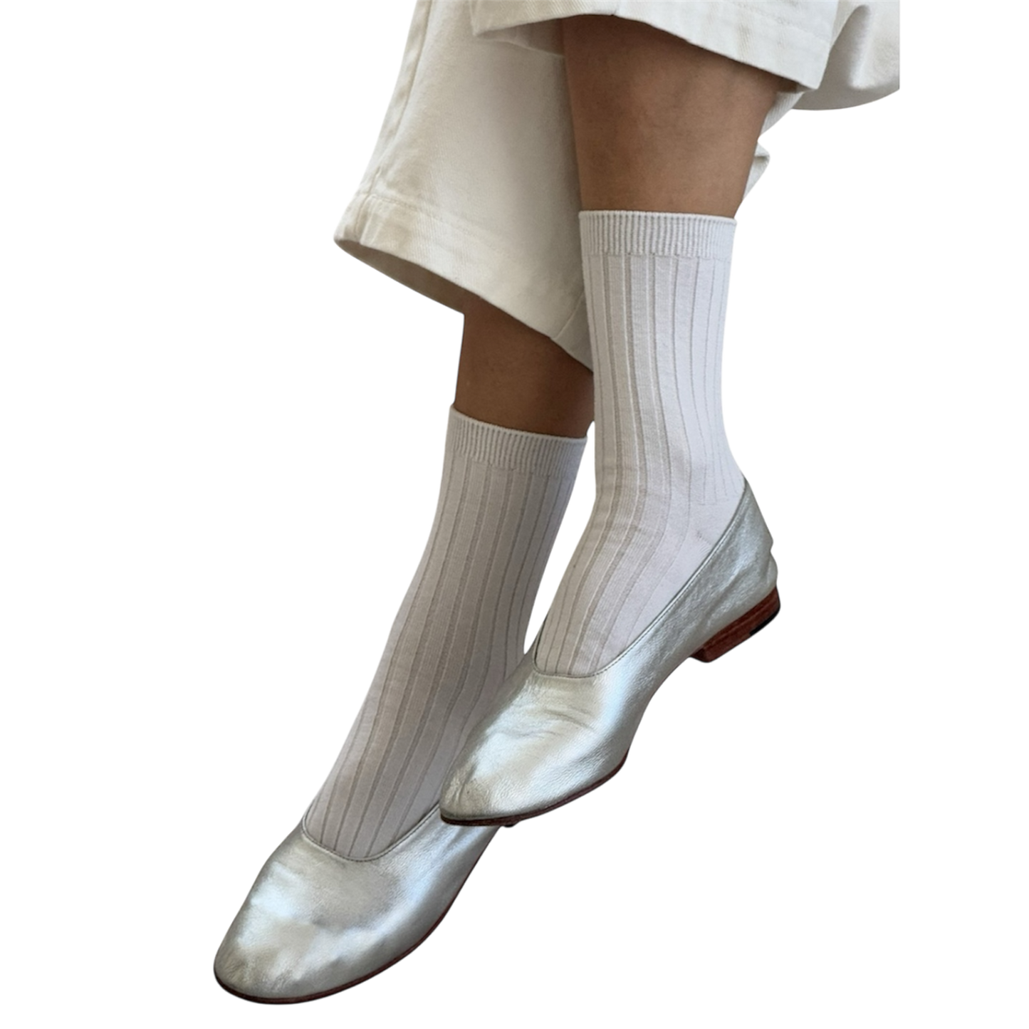 Her Socks: Classic White