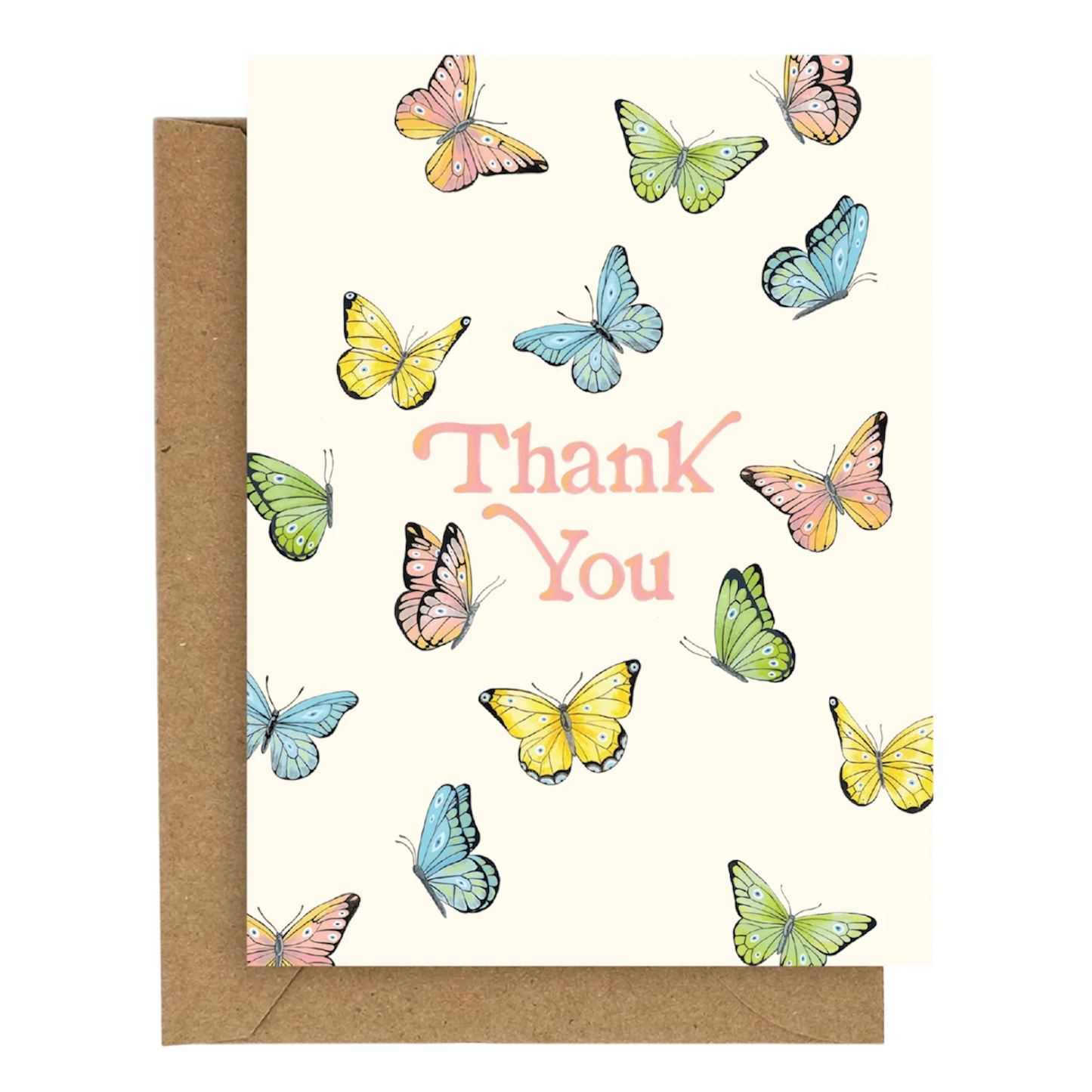Butterflies Thank You Card