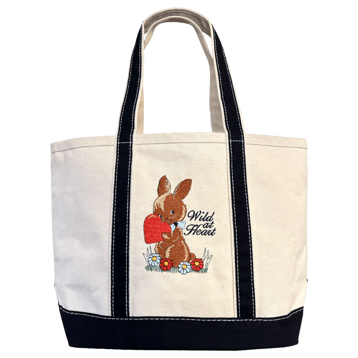 Wild At Heart Canvas Tote