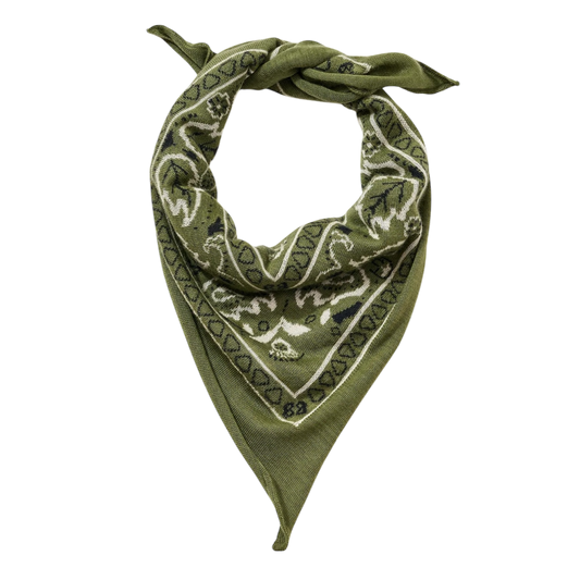 Cashmere Bandana in Oxford
Size 27" x 24"