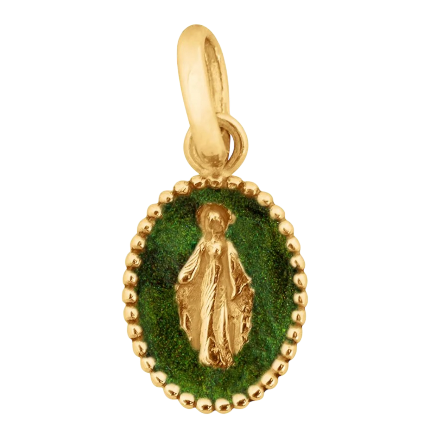 Resin Madone Pendant 18k: Scarab