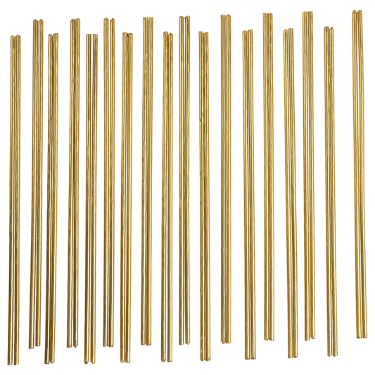 Super Skinny Gold Candles