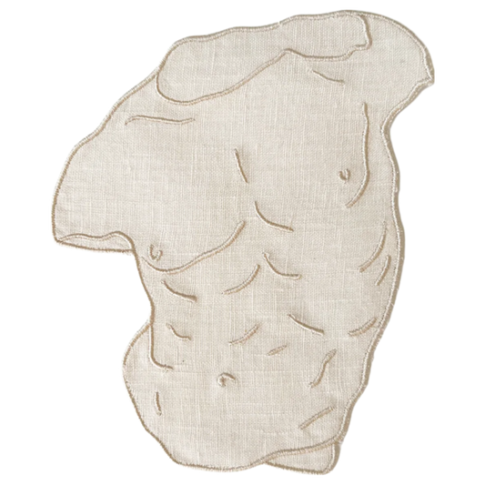 Greek Sculpture Cocktail Napkins - Set of 4