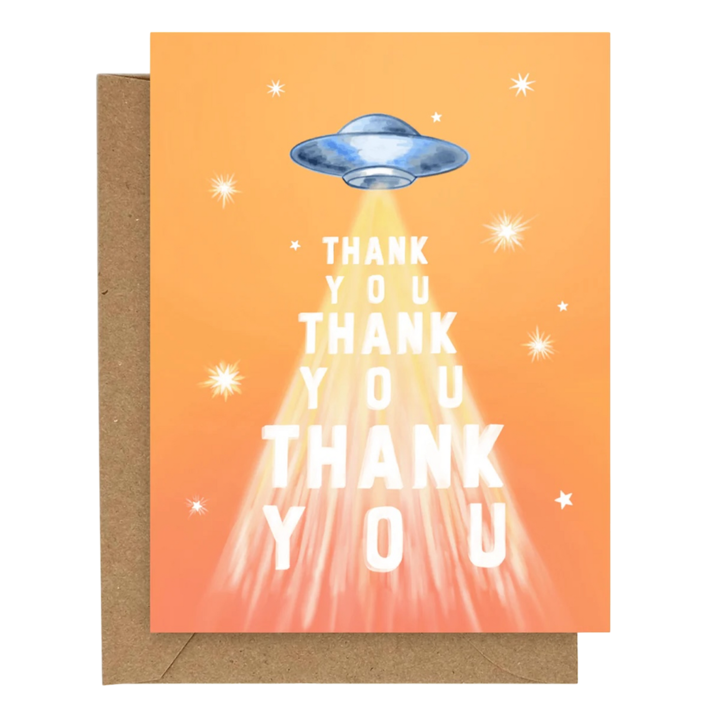 UFO Thank You Card
