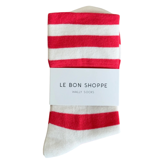 Wally Socks Red Stripe