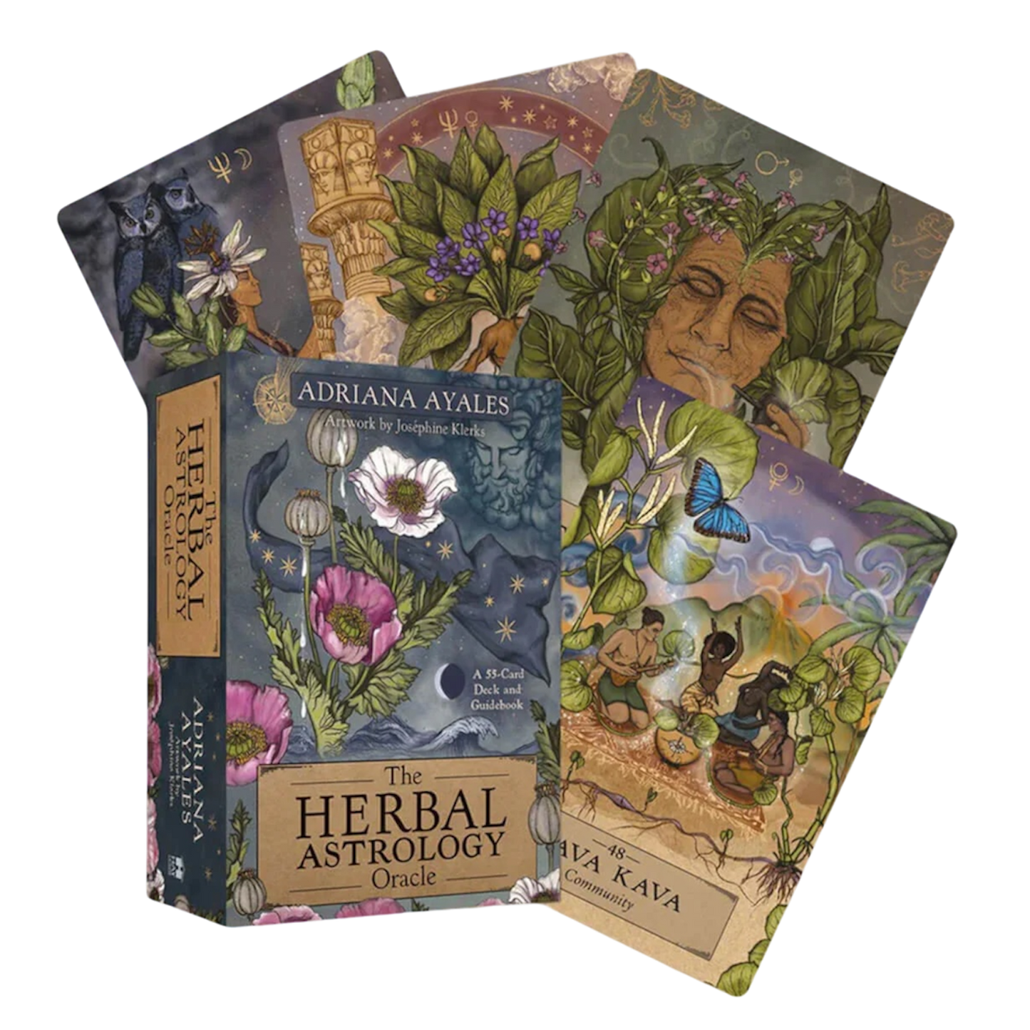 Herbal Astrology Oracle Card Deck + Guidebook