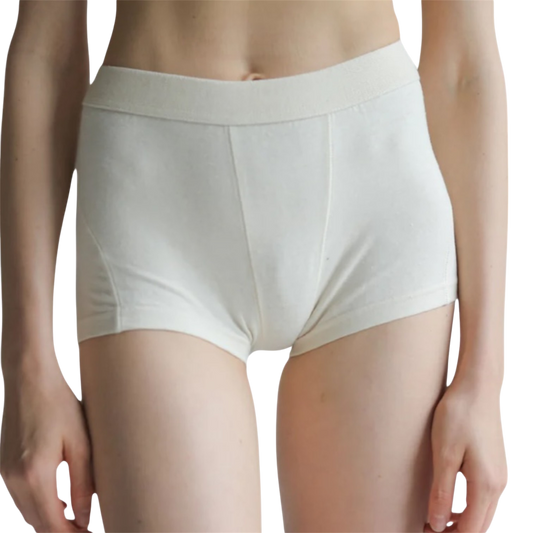 Handmade/Hand Dyed Natural Womens Boxer Shorts