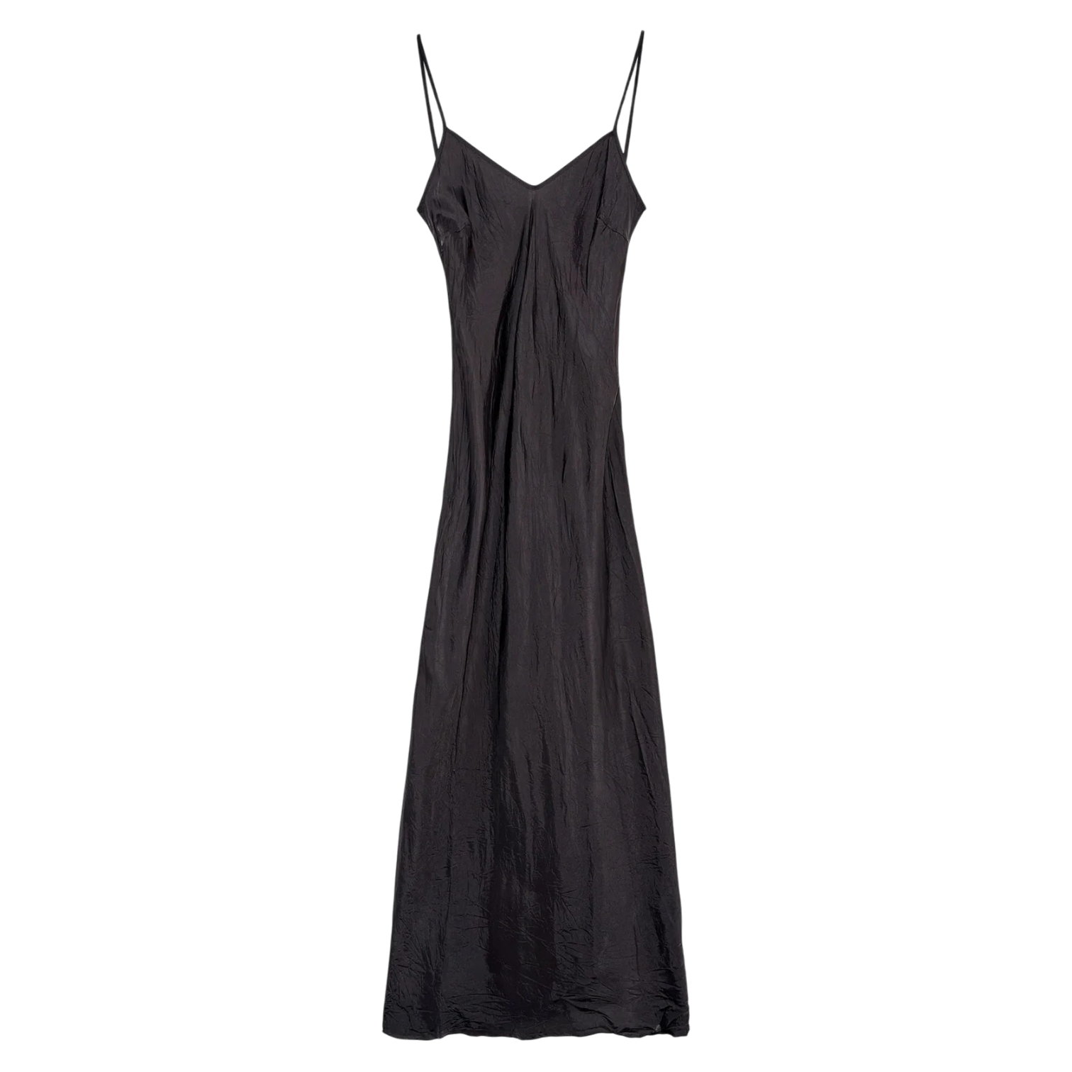 Ankle Slip Dress Black / Large