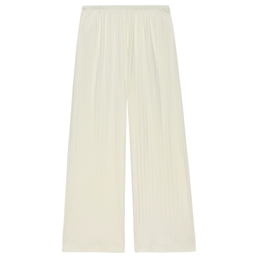 The Pointelle Simple Crop Pant