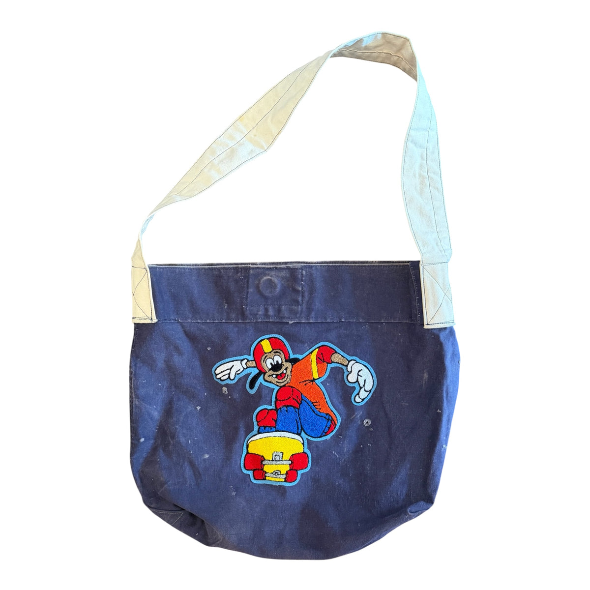 1950s Mail Carrier Tote with 1980s Goofy Skateboarding Patch