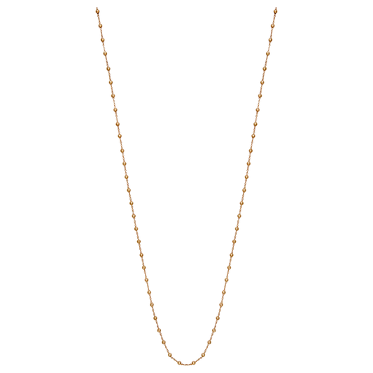 Delicate 14k Gold Bead Chain