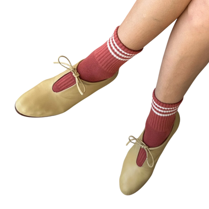 Girlfriend Socks- Terracotta