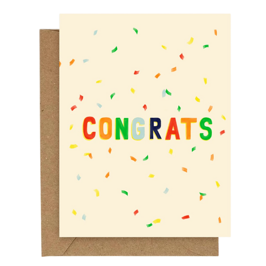 Confetti Congrats Card