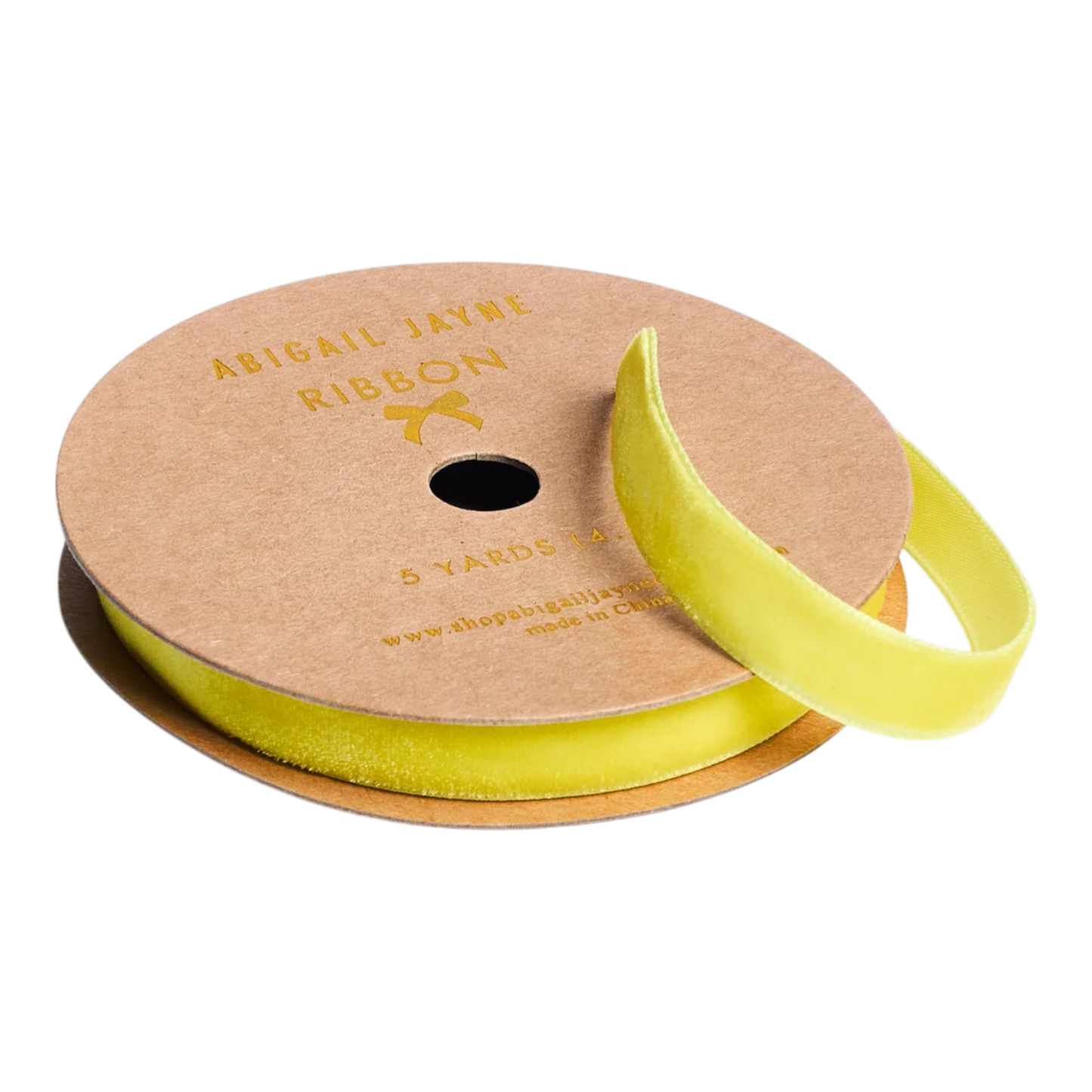 Velvet Ribbon- Chartreuse