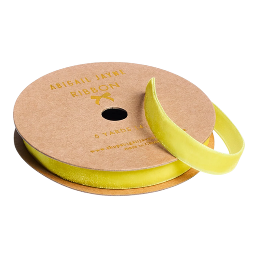 Velvet Ribbon- Chartreuse