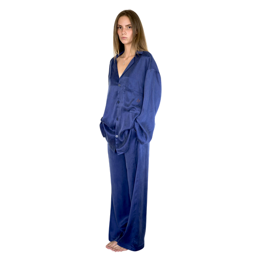 Vegan Khaki Silk Set- Medium