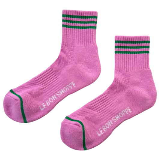 Girlfriend Socks | Rose Pink