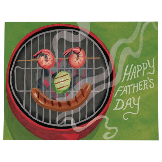 On The Grill Dad Card