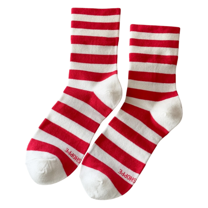 Wally Socks Red Stripe