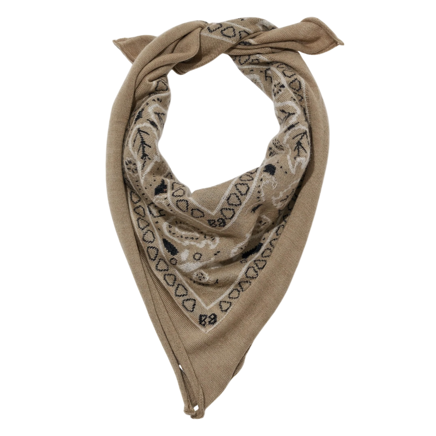 Cashmere Bandana in Oxford
Size 27" x 24"