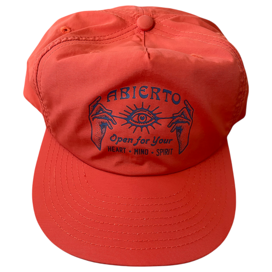 Abierto Hat - Fire Red