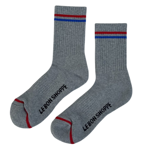 Boyfriend Socks True Grey