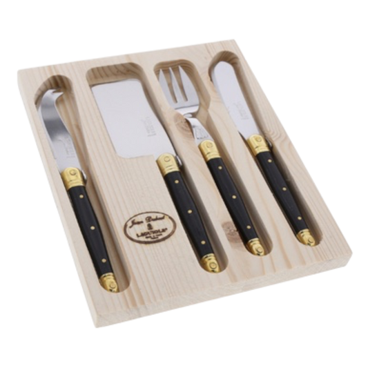 Jean Dubost/Laguiole Mini Cheese Knife Set (4 pc.)
