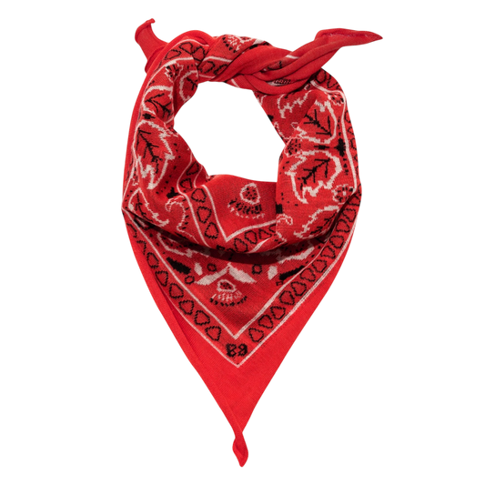 Cashmere Bandana in Oxford
Size 27" x 24"