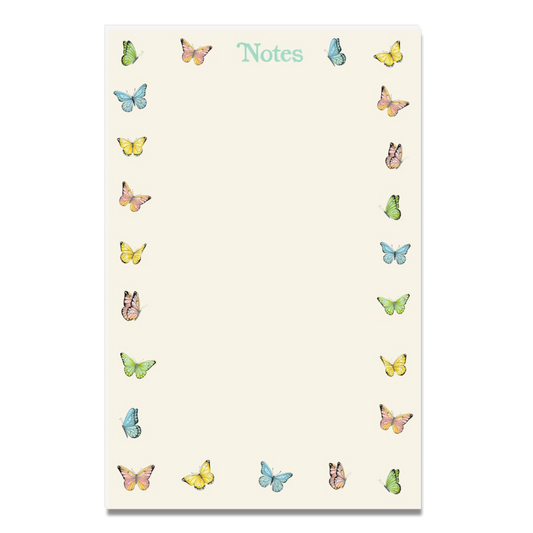 Butterfly Border Notepad