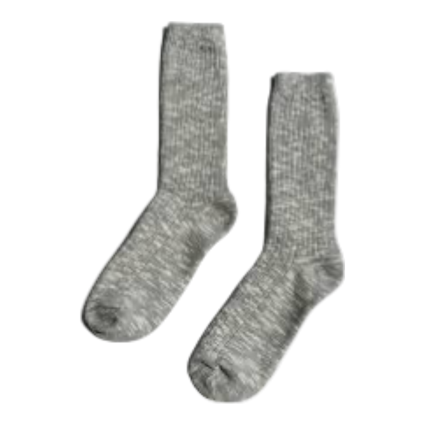 Cottage Socks in Heather Grey
