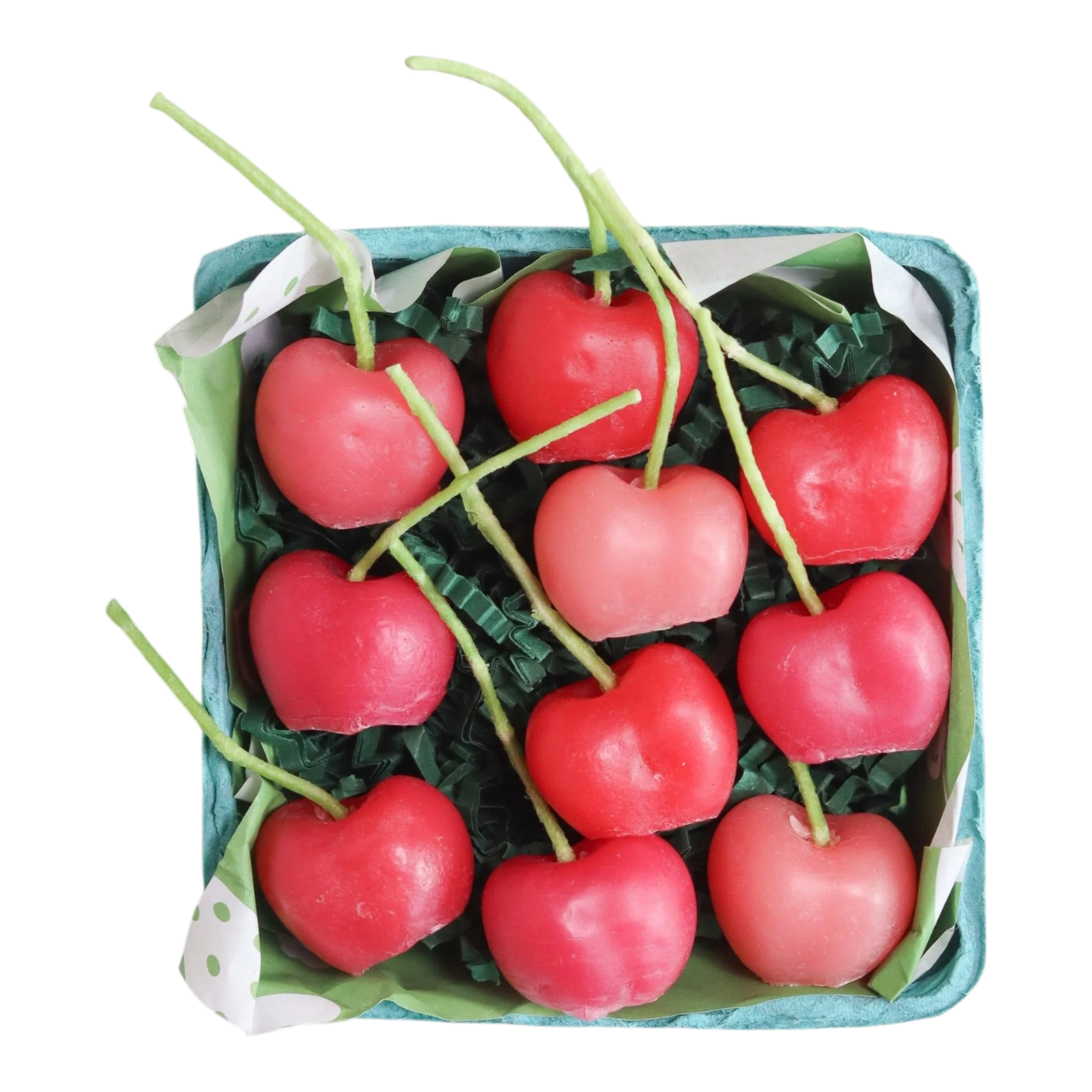 Pink Cherry Beeswax Birthday Candles