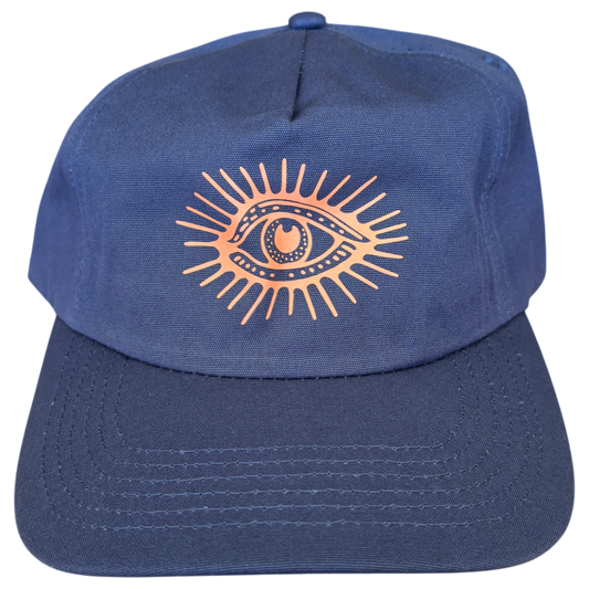 Abierto Eye Hat- Dusty Blue