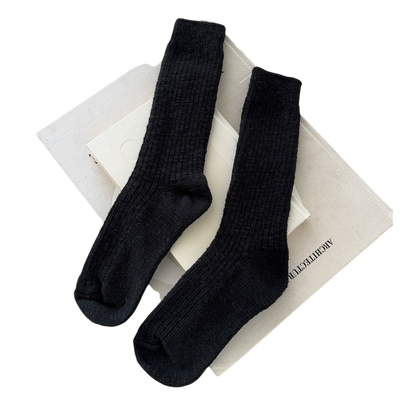 Cottage Socks Black