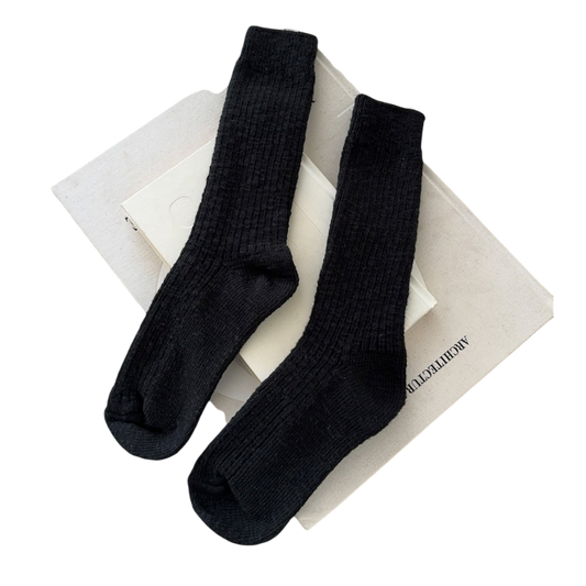 Cottage Socks Black