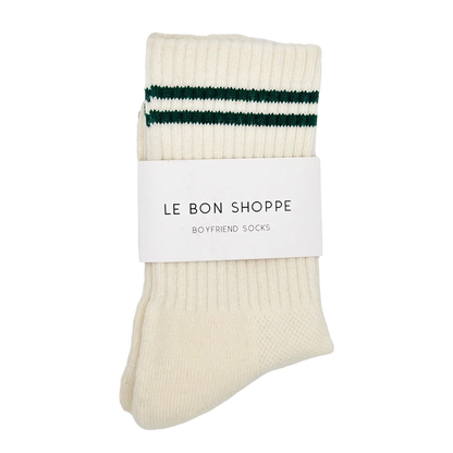 Boyfriend Socks Parchment