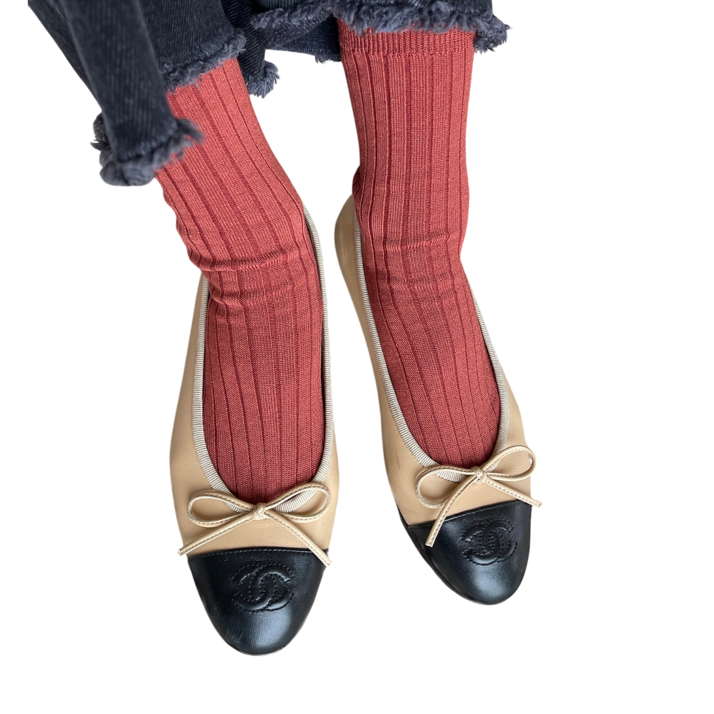 Her Socks Terracotta