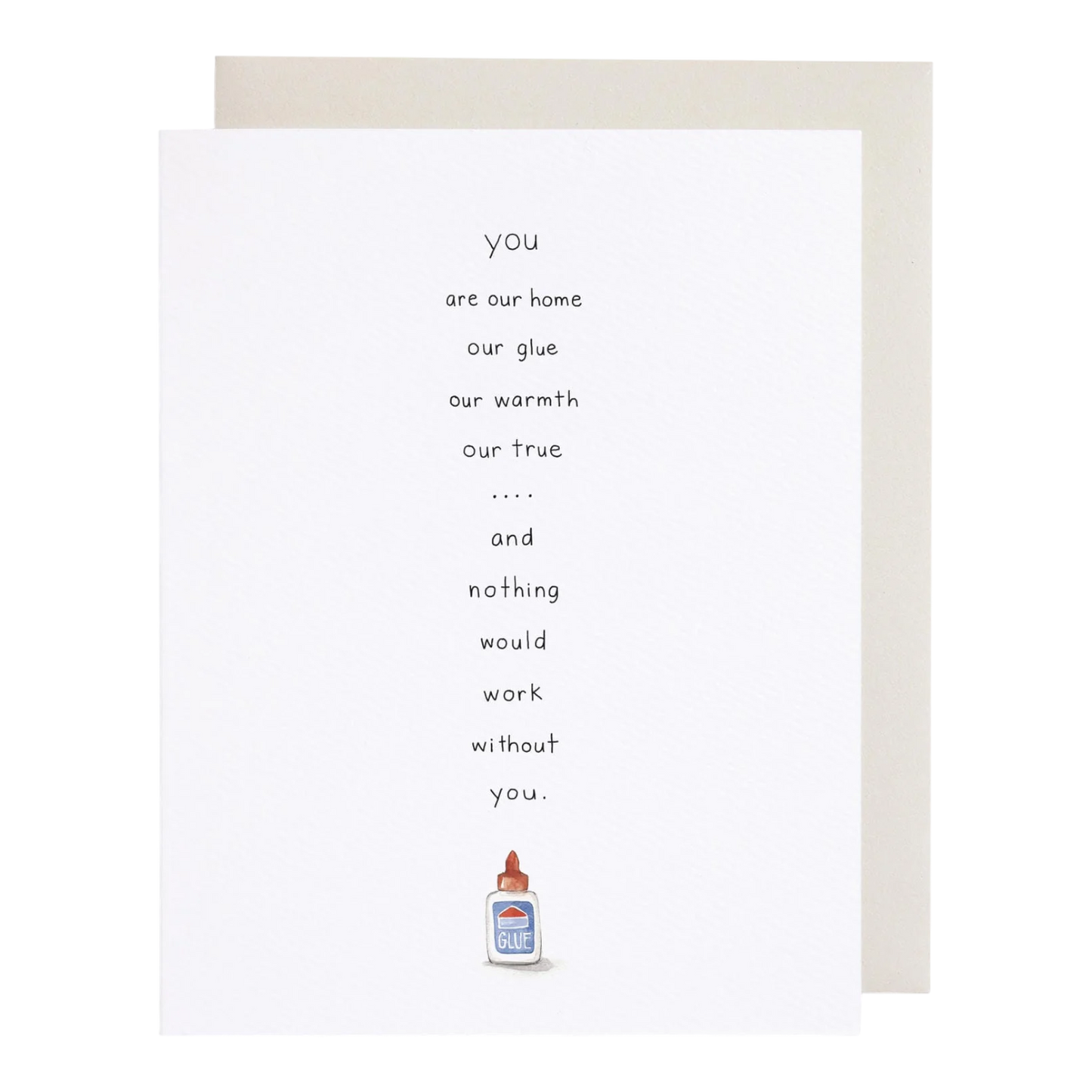 Glue Mother's Day Card