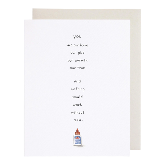Glue Mother's Day Card