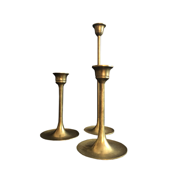 Brass Candlesticks Set of 3