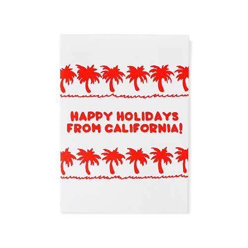 Happy Holidays from California Boxed S/6