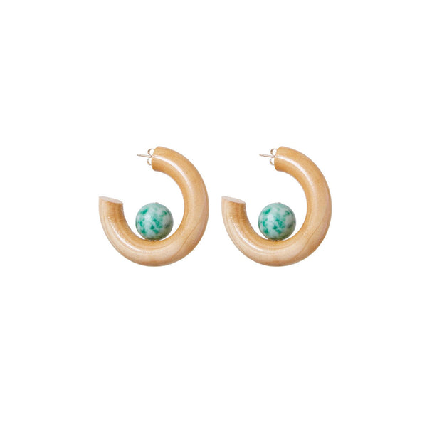 The Jade Sun Earrings