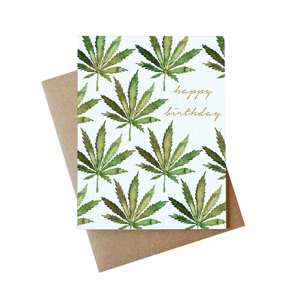 Cannabis Birthday Card
