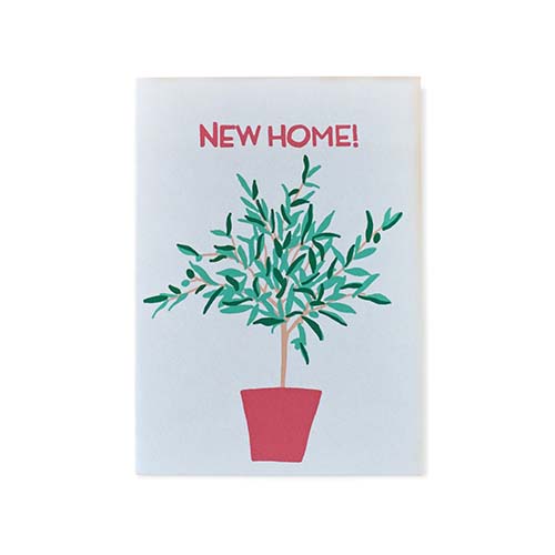 New Home Olive Tree Card