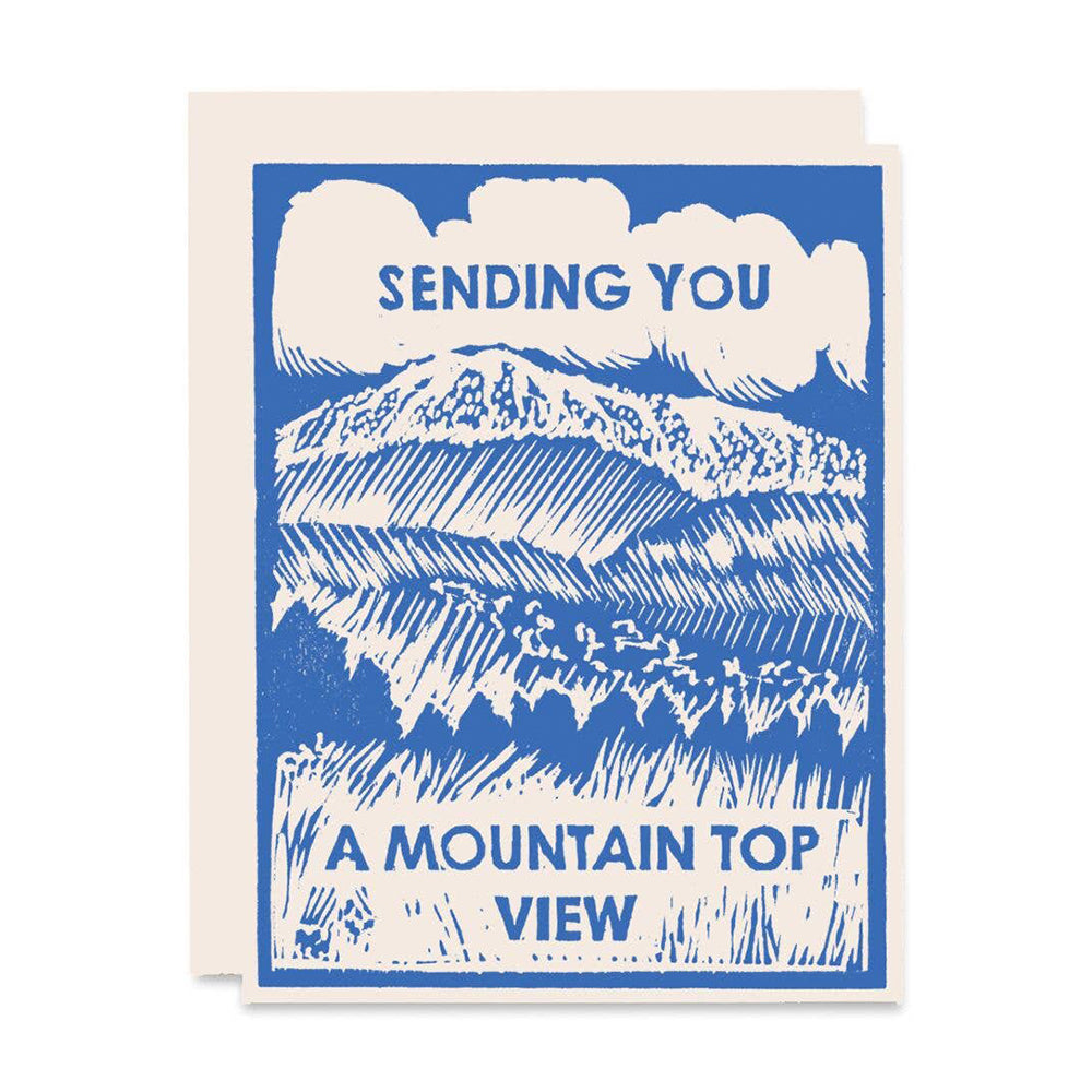 Mountain Top View Card