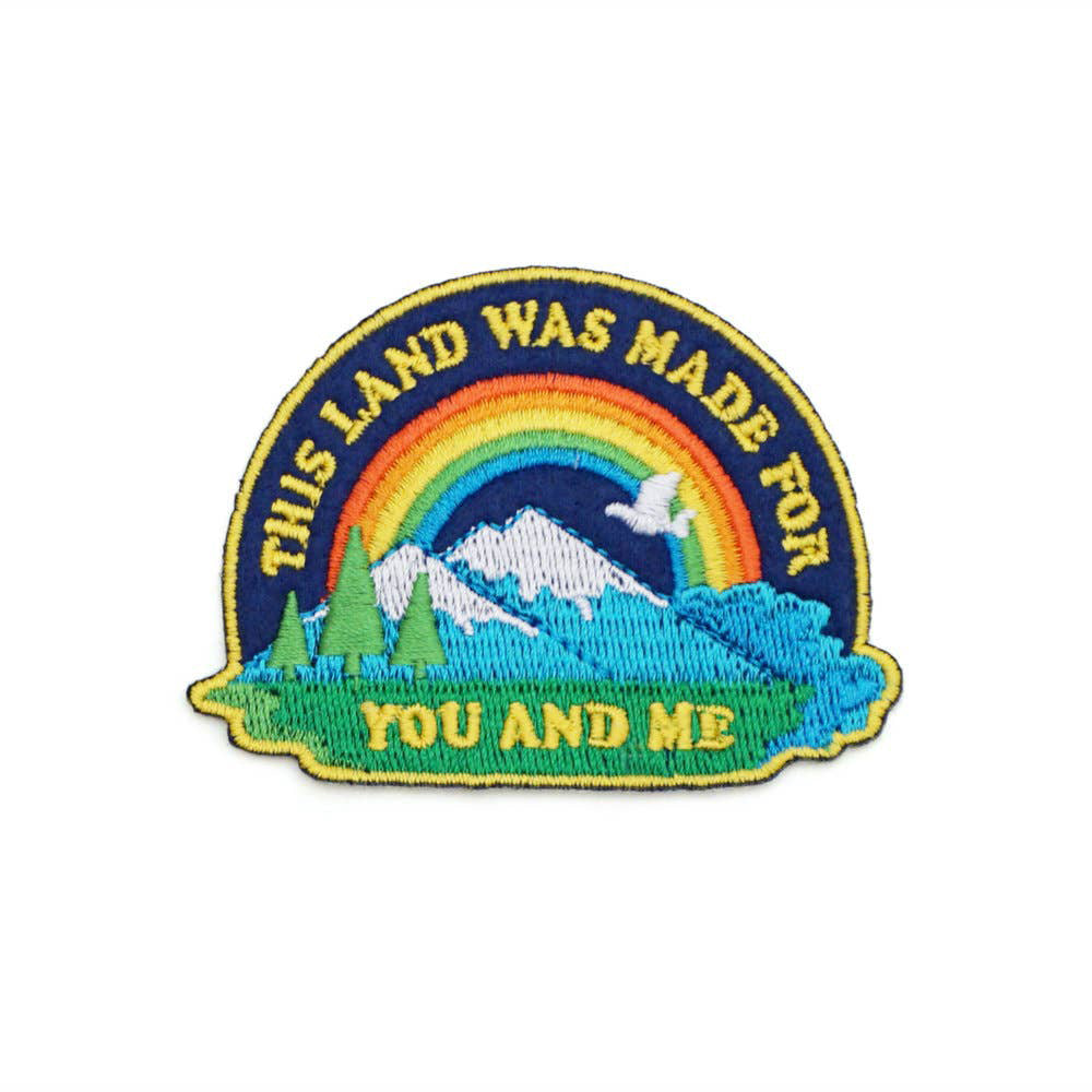This Land is Your Land Embroiedered Patch