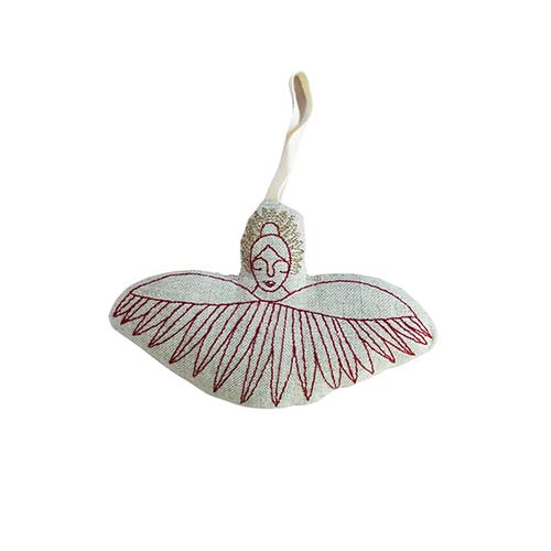 Cupid's Bow Lavender Filled Ornament