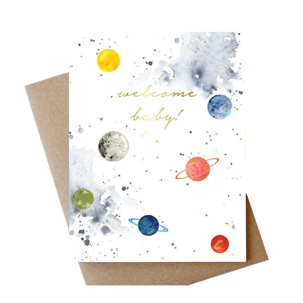 Space Baby Card