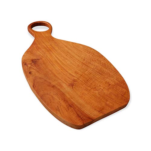Large Teak Oval Board with Handle